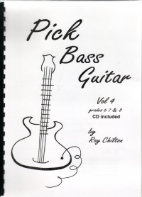Pick Bass Guitar Vol 4 Roy Chilton Book/cd Sheet Music Songbook