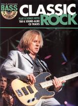 Bass Play Along Classic Rock Bass Tab Book & Cd Sheet Music Songbook