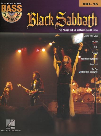 Bass Play Along 26 Black Sabbath Book & Audio Sheet Music Songbook