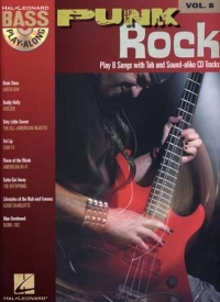 Bass Play Along 08 Punk Rock Book & Cd Sheet Music Songbook