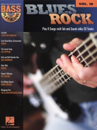 Bass Play Along 18 Blues Rock Book & Cd Sheet Music Songbook