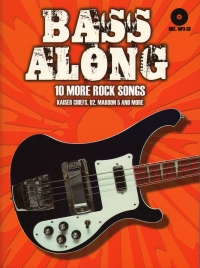 Bass Along Ii 10 More Rock Songs Eng/ger Book/cd Sheet Music Songbook