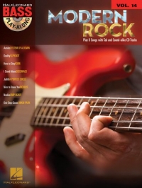 Bass Play Along 14 Modern Rock Book & Cd Sheet Music Songbook