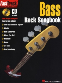 Fast Track Bass Rock Songbook + Cd Sheet Music Songbook