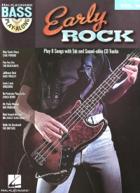 Bass Play Along 30 Early Rock Book & Cd Sheet Music Songbook