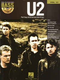 Bass Play Along 41 U2 Book & Cd Sheet Music Songbook