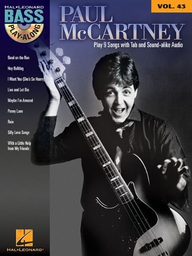 Bass Play Along 43 Paul Mccartney Book & Cd Sheet Music Songbook