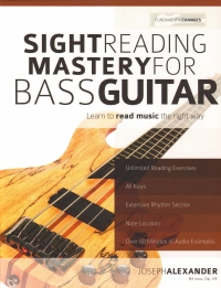 Sight Reading Mastery For Bass Guitar Alexander Sheet Music Songbook