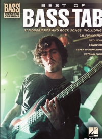 Best Of Bass Tab Sheet Music Songbook