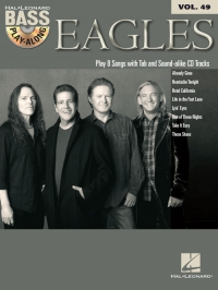 Bass Play Along 49 Eagles + Audio Sheet Music Songbook