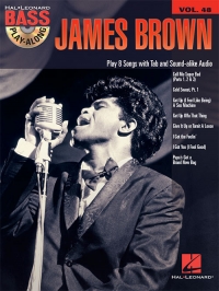 Bass Play Along 48 James Brown + Enhanced Cd Sheet Music Songbook