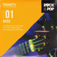 Trinity Rock & Pop 2018 Bass Grade 1 Cd Sheet Music Songbook