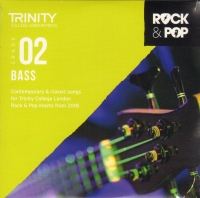 Trinity Rock & Pop 2018 Bass Grade 2 Cd Sheet Music Songbook