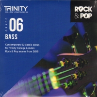 Trinity Rock & Pop 2018 Bass Grade 6 Cd Sheet Music Songbook