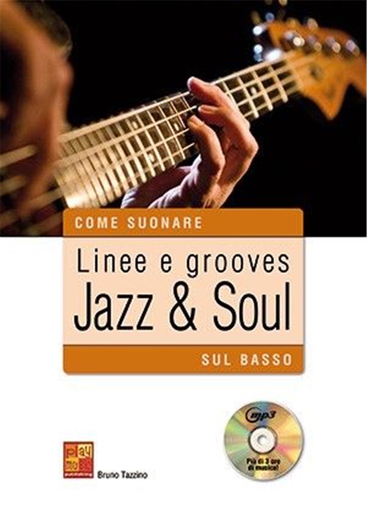 Linee E Grooves Jazz E Soul Sul Basso Book & Cd Sheet Music Songbook