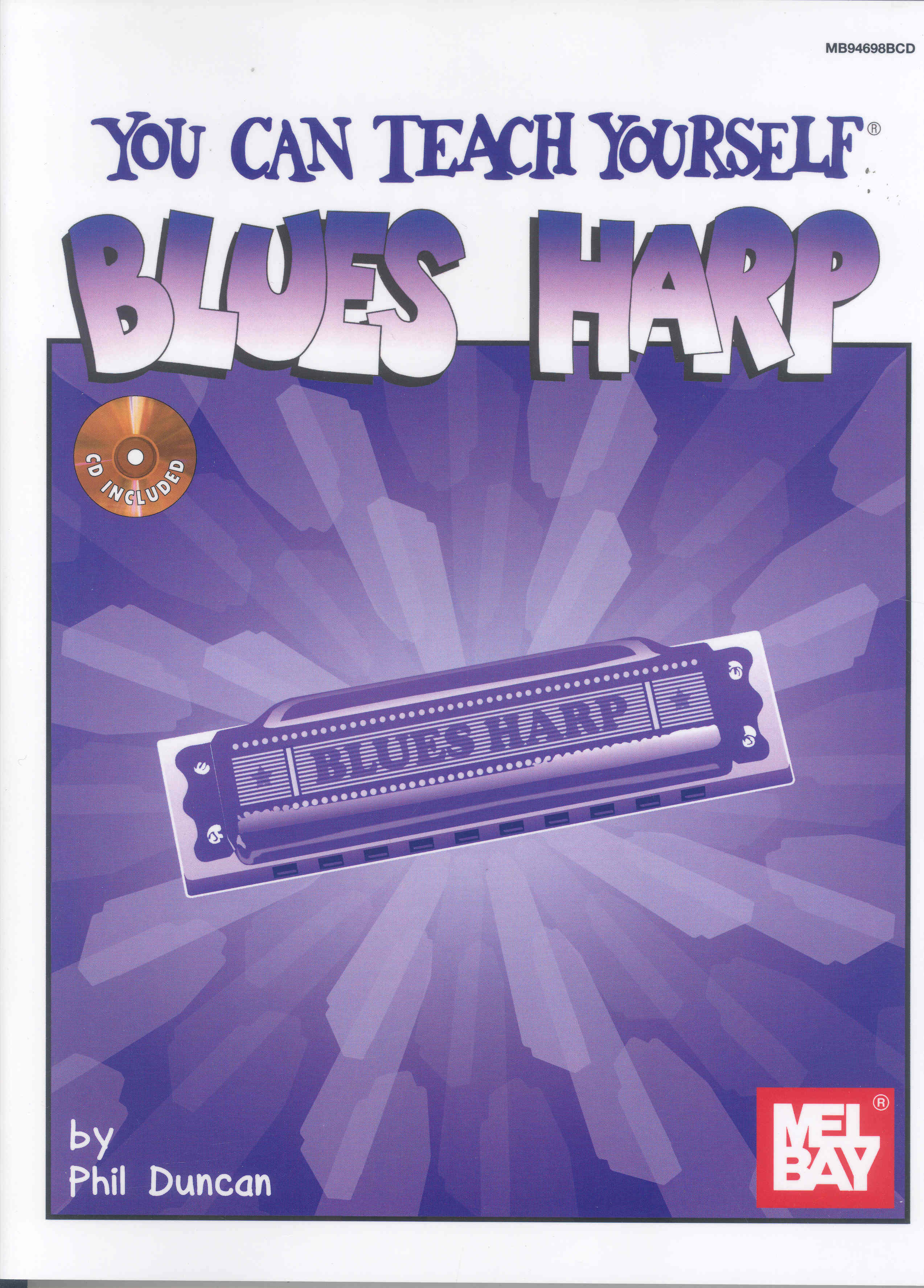You Can Teach Yourself Blues Harp Book/cd Sheet Music Songbook