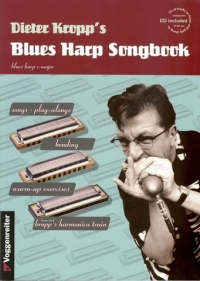 Blues Harp Songbook Kropp Book & Cd Sheet Music Songbook