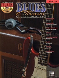 Harmonica Play Along 10 Blues Classics Book & Cd Sheet Music Songbook