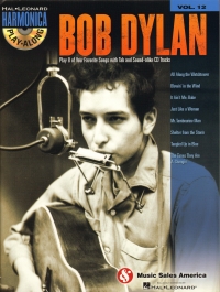 Harmonica Play Along 12 Bob Dylan Book & Cd Sheet Music Songbook