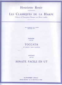 Paradisi Toccata & Mozart Sonata Facile En Ut Sheet Music Songbook