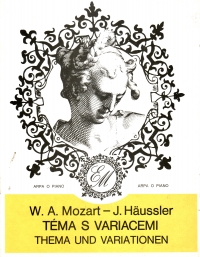 Mozart Theme With Variations Harp Solo Sheet Music Songbook