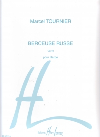 Tournier Berceuse Russe Op 40 Harp Sheet Music Songbook