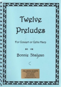 Shaljean 12 Preludes For Concert Or Celtic Harp Sheet Music Songbook