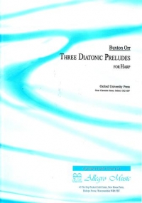 Orr Three Diatonic Preludes Harp Sheet Music Songbook