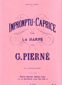 Pierne Impromptu Caprice Op9 Harp Sheet Music Songbook