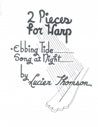 Thomson Ebbing Tide Harp Sheet Music Songbook