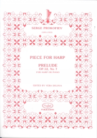 Prokofiev Piece For Harp & Prelude Op.12/7 Harp Sheet Music Songbook