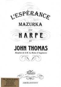 Thomas Lesperance Mazurka Pour Harpe Sheet Music Songbook