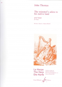Thomas The Minstrels Adieu Solo Harp Sheet Music Songbook