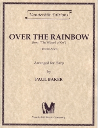 Over The Rainbow Arlen/baker Harp Solo Sheet Music Songbook