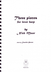Moor Three Pieces For Level Harp Sheet Music Songbook