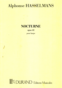 Hasselmans Nocturne Op43 Harp Solo Sheet Music Songbook