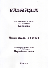 Mudarra Fantasia For The Harp Arr. Griffiths Sheet Music Songbook