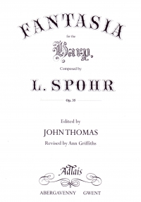 Spohr Fantasia In Cmin Op35 For Solo Harp Sheet Music Songbook