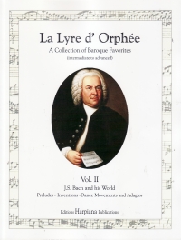 La Lyre Dorphee Vol 2 Bach & His World Harp Sheet Music Songbook