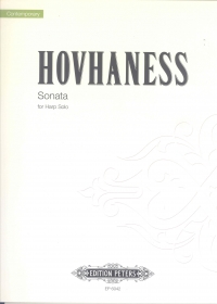 Hovhaness Harp Sonata Sheet Music Songbook
