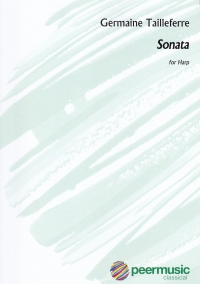 Tailleferre Sonata Harp Sheet Music Songbook