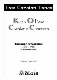 Ocarolan Two Carolan Tunes Griffiths Harp Sheet Music Songbook