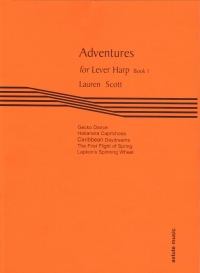 Scott Adventures For Lever Harp Book 1 Sheet Music Songbook