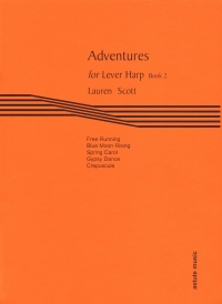 Scott Adventures For Lever Harp Book 2 Sheet Music Songbook