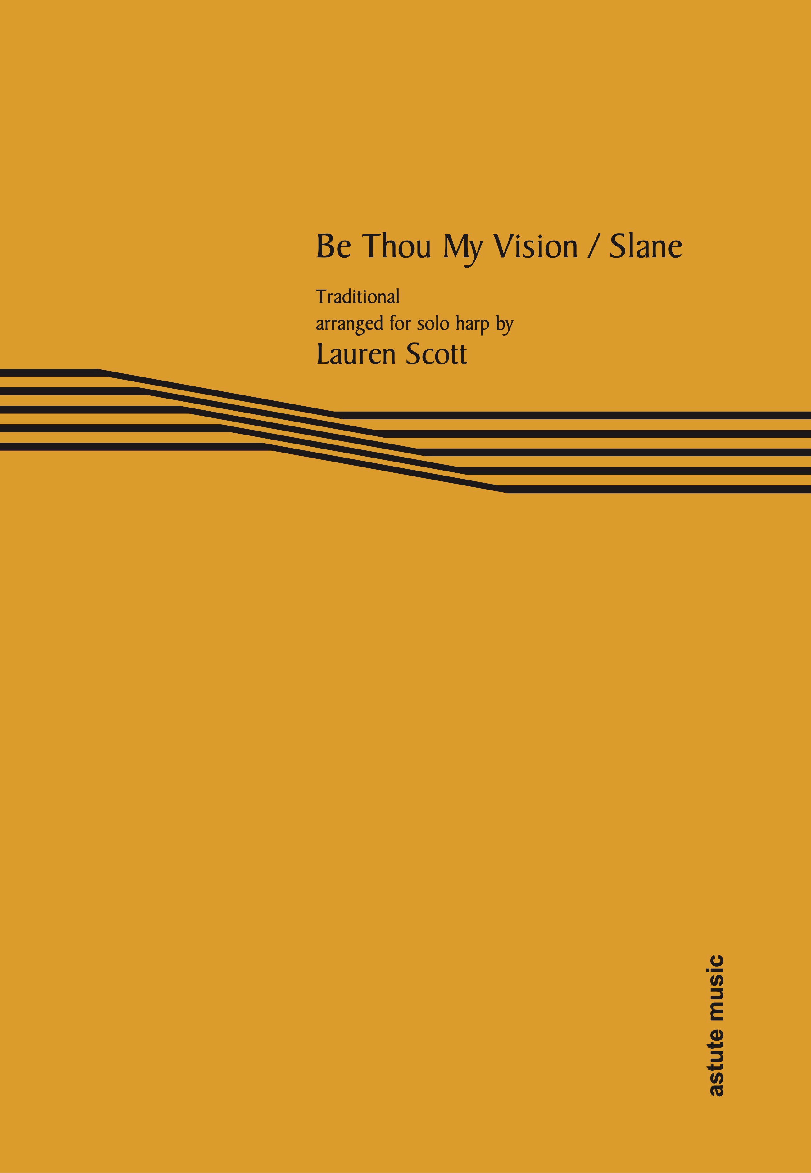 Scott Be Thou My Vision / Slane Solo Harp Sheet Music Songbook