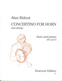 Ridout Concertino Horn Sheet Music Songbook