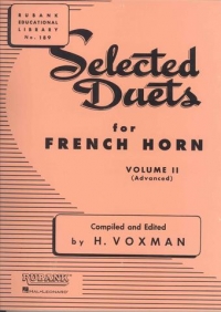 Selected Duets Vol 2 Voxman Horn Duets Sheet Music Songbook