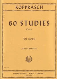 Kopprasch Studies (60) Vol 2 Chambers Horn Sheet Music Songbook
