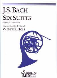 Bach Cello Suites (6) Hoss Horn/trumpet Sheet Music Songbook