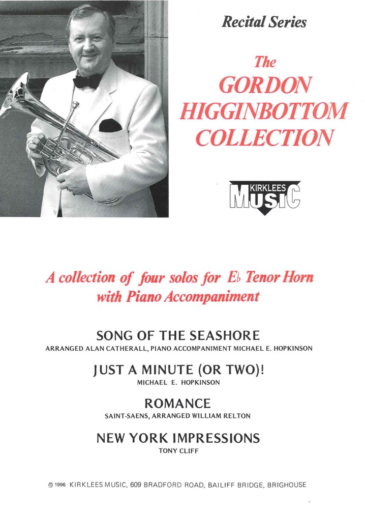 Gordon Higginbottom Collection Eb Tenor Horn/pno Sheet Music Songbook